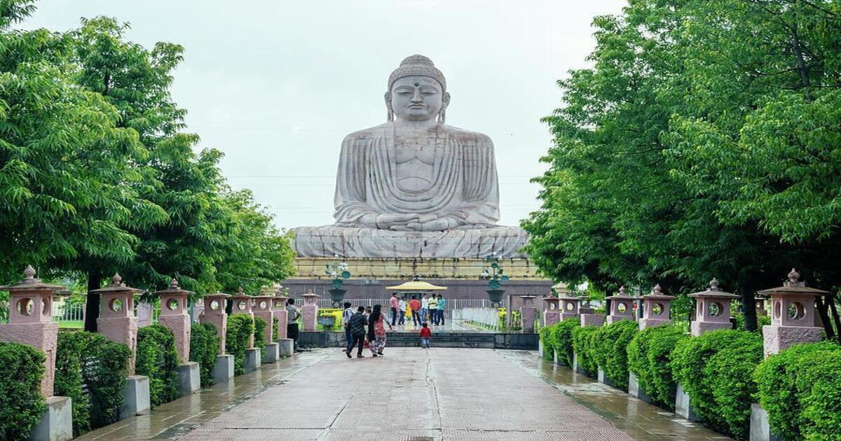 Mahabodhi Temple Complex at Bodh Gaya, Bihar