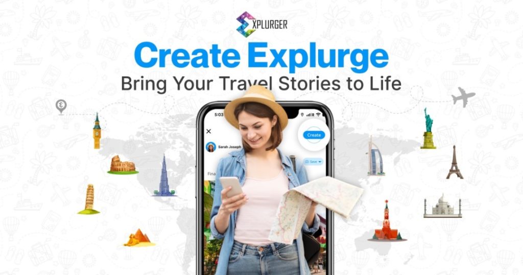 Create’ Button on Explurger