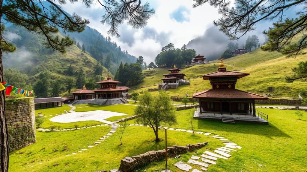 Also located in Bumthang, Tamshing Lhakhang was founded in 1501 and is famous for its ancient wall paintings and iron chain mail said to have been worn by its founder.
Unlike larger complexes, Tamshing feels intimate and preserved. It is one of the best places to see original Bhutanese religious art.
This site often surprises visitors with its authenticity, making it a quietly important entry among temples in Bhutan.
Practical Travel Tips for Visiting Temples in Bhutan (2026)
Visiting temples in Bhutan requires cultural sensitivity and preparation:
Dress modestly, covering shoulders and knees
Remove shoes before entering inner sanctums
Photography may be restricted inside temples
Follow your guide’s instructions at all times
Respect prayer areas and ongoing rituals
Bhutan continues to regulate tourism through a sustainable development fee, so plan your itinerary efficiently to maximise your experience.