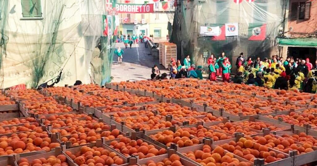 Battle of the Oranges  Ivrea, Italy