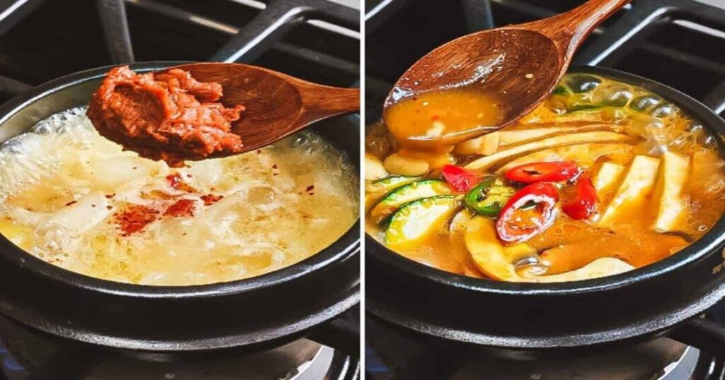 Doenjang Jjigae 🌿 (된장찌개 — Fermented Soybean Paste Stew)