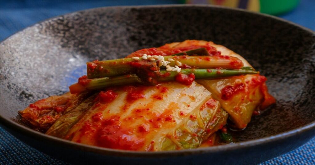 Kimchi 🌿 (김치—with caution: most kimchi contains seafood)