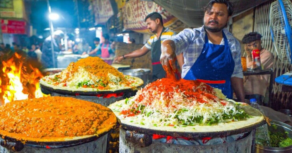 best street food in Ahmedabad Manek Chowk