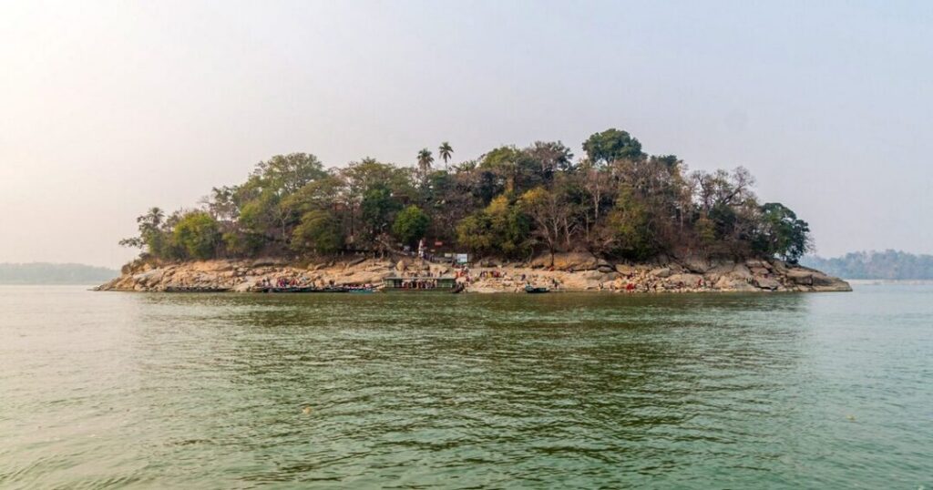 Umananda Island Guwahati — smallest inhabited river island in the world on the Brahmaputra