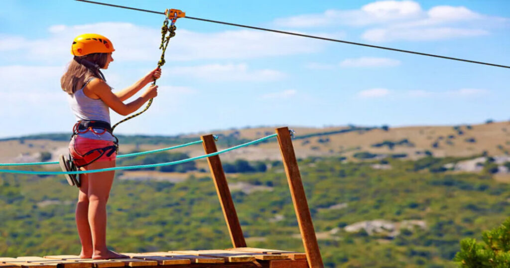 Ziplining and Adventure Parks
