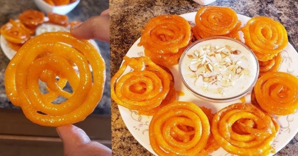 Rabri and Jilapi (Jalebis)