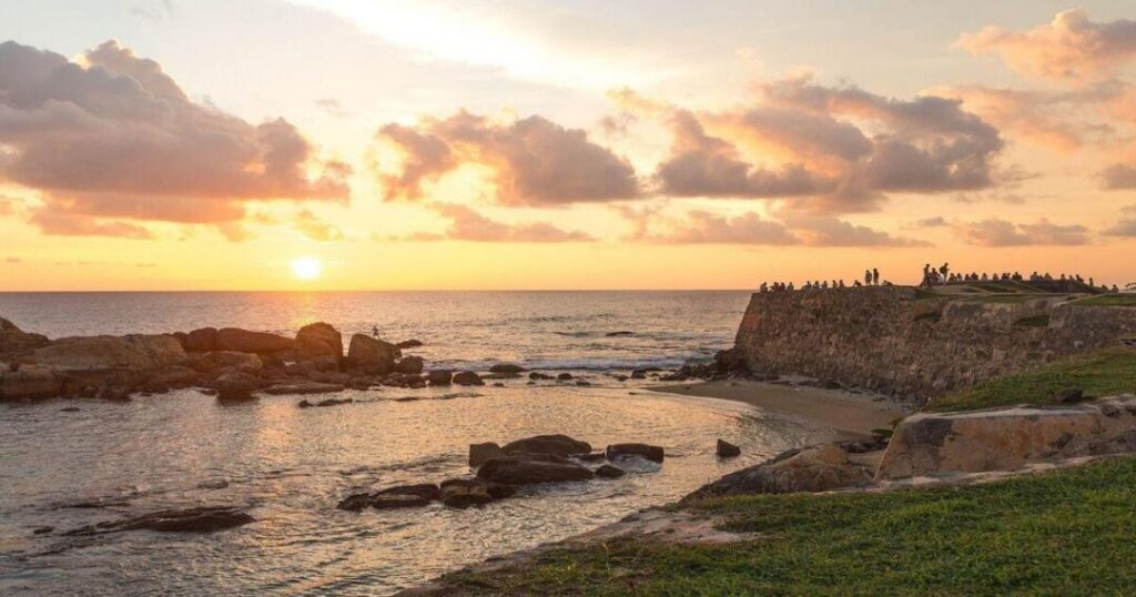 galle sri lanka attractions sunset ramparts view