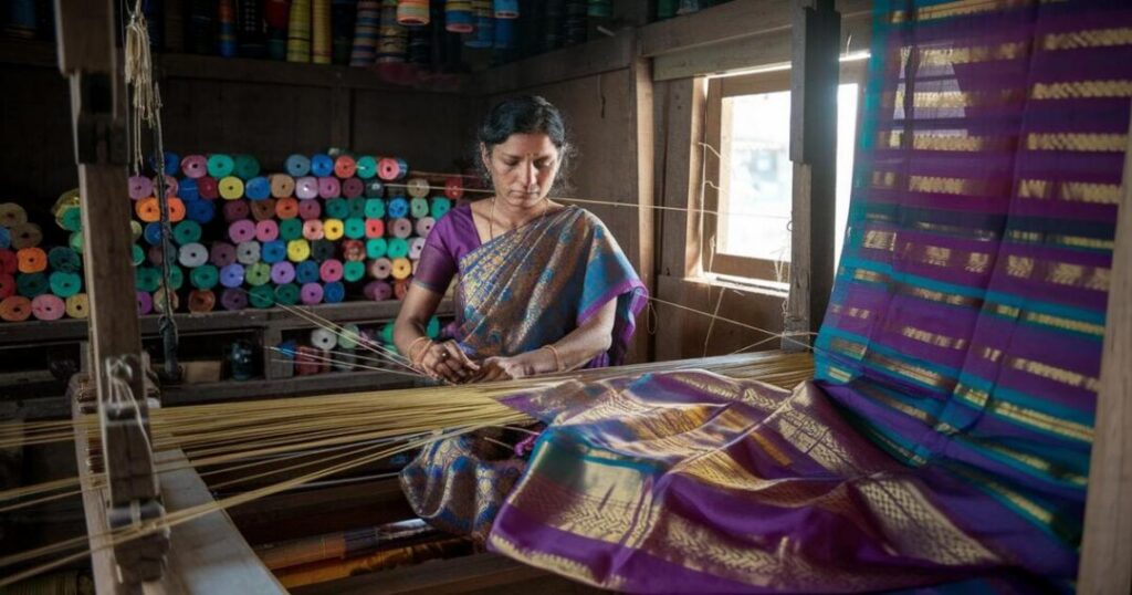 Kanchipuram Silk Shops and Weaving Centers