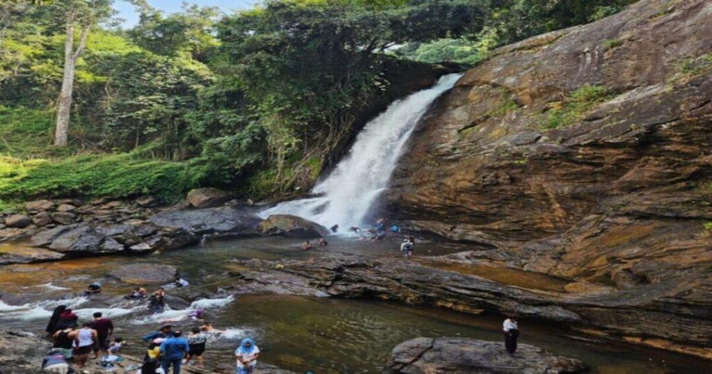 Chase Waterfalls at Soochipara (Sentinel Rock)