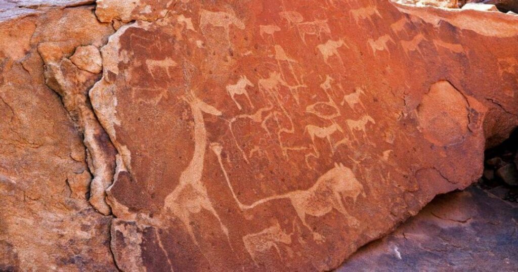 Namibia: Damaraland: Twyfelfontein and Desert-Adapted Elephants