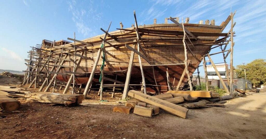 The Shipbuilding Yards on the Rukmavati