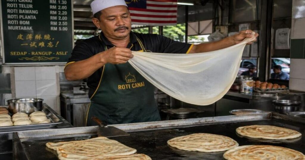 Roti Canai and the Mamak Stall