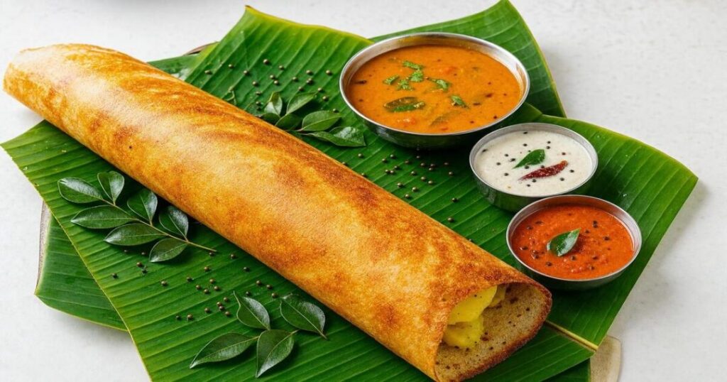South: Dosa and Gadbad Ice Cream
